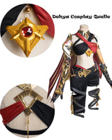 1 x Brand New Fiamll Dehya Cosplay Costume Dehya Costume Women Dehya Cosplay Outfit Full Set XL XXL - RRP €131.09