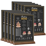 1 x RAW Customer Returns Srvnpioy A4 stand table stand 10 pieces, acrylic double-sided menu card holder stand A4 postcard stand, menu A4 advertising stand for restaurant, shop, school, caf shop, hotel - RRP €65.99