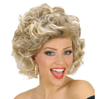 1 x RAW Customer Returns Widmann S0671 - Olivia Wig, Blonde, 70s, Motto Party, Carnival - RRP €15.85