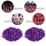 1 x RAW Customer Returns Niuhong 6 PCS Cheer Leader Poms Pom Bright Metallic Cheers Ball Squad Cheer Sport Colors Pompons Poms Hand Flower Bands Spirit Cheering Pom Colors Accessories Cheerleading Sports Games Team Red  - RRP €13.16