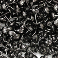 1 x RAW Customer Returns 500pcs Upholstery Nails Heavy Duty Basicon 17x11mm Bronze Nails Decorative Nails Retro Style DIY Furniture Nails for Furniture Sofas Armchairs Beds Chairs Vintage Decorative Black - RRP €24.0