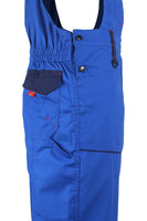 1 x RAW Customer Returns Prisma work dungarees for men with multifunctional and knee pockets - dungarees for men long ripstop royal blue EU50 - RRP €47.15