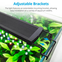 1 x RAW Customer Returns NICREW SlimLED LED Aquarium Light with Three Modes, Adjustable Full Spectrum LED Aquarium Light for Aquatic Plants, 58-75cm, 16W, 1000 Lumen - RRP €47.65