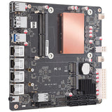 1 x RAW Customer Returns N100 NAS motherboard, NAS motherboard CPU combo, Mini ITX motherboard with Intl N100, 4 i226 2.5G LAN 6 SATA3.0 1 DDR5 2 M.2 NVMe 3.0x1, 17x17CM Mini ITX board - RRP €190.58