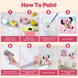 7 x Brand New GHHKUD Paint by Numbers for Children Adults, 4 Pieces Cartoon Anime Paint by Numbers for Children Ages 5-6-7-9-10, Paint by Numbers with Brushes Acrylic Pigment, Gift for Girls and Boys - RRP €142.8