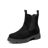 1 x Brand New DREAM PAIRS Ankle Boots Women s Chelsea Boots Ankle Boots Ankle Booties Women s Boots BLACK-SUEDE 40 EUR SDAB2318W-E - RRP €36.48