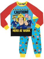 1 x RAW Customer Returns Fireman Sam Boys Slim Fit Pajamas Multicolored 110 - RRP €21.8