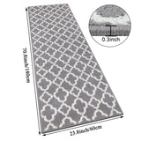 1 x RAW Customer Returns SHACOS Carpet Runner Hallway Non-Slip 60 x 180 cm Carpet Runner Hallway Gray Hallway Runner Long Washable Corridor Carpet Runner for Hallway, Kitchen, Entrance - RRP €33.96