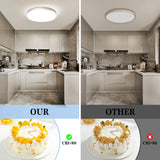 1 x RAW Customer Returns EASY EAGLE ceiling lamp LED ceiling light flat 48W 4000K 4800LM neutral white round bathroom lamp IP44 waterproof modern panel lamp for kitchen living room cellar lamp bedroom hallway 30 cm - RRP €31.0