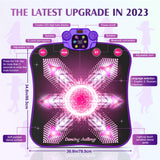 1 x RAW Customer Returns Hot Bee dance mat for children aged 3-12, gifts for girls aged 3 4 5 6 7 8 9 10 11 12, children s dance mat with 6 LED lights music Bluetooth, toys for girls aged 3-12 - RRP €59.99