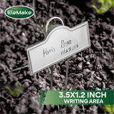 1 x RAW Customer Returns Metal Plant Labels Weatherproof 25 Pcs, Outdoor Garden Markers Tags for Plants Vegetables Herb Seedlings Flowers, Label Area 9.4CM 3.3CM Height 26CM - RRP €29.45