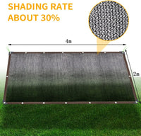 1 x RAW Customer Returns 3x5M Sun Protection Net Shading Net with Eyelets, 40 Sun Protection Lightweight and Durable Greenhouse Shade Net UV Resistant Net for Pergola, Garden, Greenhouse, Chicken Coop, Outdoor - RRP €30.24