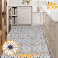 1 x RAW Customer Returns Vinyl Flooring Self-Adhesive PVC Flooring Self-Adhesive Vinyl Tiles Waterproof Wear-Resistant Suitable for Bathroom Kitchen Living Room Bedroom 30x30cm 36pcs - RRP €70.58