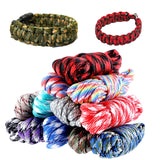 2 x Brand New DSLSQD 12 color paracord, paracord bracelet set, 550 paracord set, paracord rope multifunction 4 mm, nylon ropes tent rope, paracord accessories for DIY handmade weave lanyard key chain dog collar - RRP €40.8