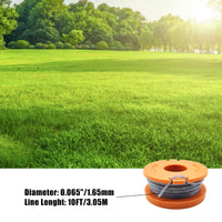 1 x RAW Customer Returns YWNYT String Trimmer Spool for Mac Allister MGTP18Li Grass Trimmer, 1.65mm 3m Autofeed Spool and Line, Replacement Weed Eater Spools 4  - RRP €20.4