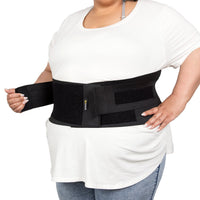 1 x RAW Customer Returns BraceUP Plus Size Back Brace for Women and Men - 3XL to 5XL Extra Large Lower Back Support with Straps and Compression, Plus Size Abdominal Binder 3XL  - RRP €29.99