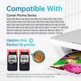 1 x RAW Customer Returns Lemero 540XL 541XL Ink Cartridges Compatible for Canon 540 541 XL PG-540 CL-541 for Canon Pixma MG3650S MG3650 MG3600 TS5150 TS5151 MG3150 MG3250 MX475 Printer Black and Color  - RRP €53.99