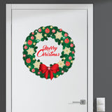 4 x Brand New Wallflexi Christmas Wreath with Small Swarovski Crystals Wall Decoration Multi-Colour 38 Pieces - RRP €91.2