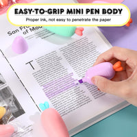 2 x RAW Customer Returns Dianelhall 24 Pieces Mini Highlighter Set Cute Carrot Shaped Highlighters Kawaii Mini Highlighters with Assorted Pastel Colors Cartoon Highlighter Pens for Diary Journal School Office - RRP €30.24