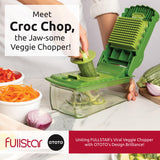 1 x RAW Customer Returns Croc Chop Fullstar x OTOTO Vegetable Cutter Spiral Cutter Vegetable Slicer - Vegetable Cutter Onion Cutter Potato Cutter Fruit Cutter - Vegetable Chopper 4-in-1  - RRP €31.99