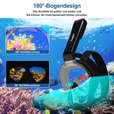 1 x RAW Customer Returns Snorkel mask adults CO2 safe Full mask for snorkeling Snorkel set alternative Full face mask snorkeling equipment adults, 180 panoramic view diving mask black, L  - RRP €46.64