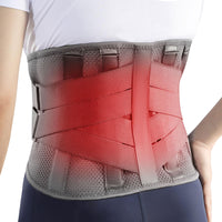 1 x RAW Customer Returns HONGJING Heated Back Brace for Lower Back Pain, Heat Belt with Battery for Sciatica and Scoliosis L  - RRP €48.4