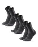 1 x RAW Customer Returns DANISH ENDURANCE Lightweight Merino Hiking Socks 3 Pairs Grey, EU 43-47  - RRP €36.95