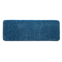 1 x RAW Customer Returns MIULEE Rug Bath Mat Bathroom Rug Bed Mat Non-Slip Bath Mat Bath Mat Absorbent Shower Mat Washable Doormat for Living Room Bedroom Bathroom 45 x 120 cm Blue - RRP €24.99