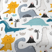 1 x RAW Customer Returns GETIYA Children s Bed Linen 135x200 Colorful Dinosaur Bed Linen Girls Dino Bed Linen White Boys Duvet Cover with Zip Soft Microfibre Children s Duvet Cover 135x200 with Pillowcase 80x80 - RRP €31.24