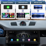 1 x RAW Customer Returns Hikity 1Din Car Radio Wireless Carplay with Screen 6.86 Inch Touchscreen Buttons Car Radio Con Android Auto Bluetooth Handsfree FM RDS Mirror Link EQ Steering Wheel Control Rear View Camera - RRP €109.99