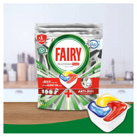 1 x RAW Customer Returns Fairy Platinum PLUS - Dishwasher tabs All-In-One 84 pieces capsules lemon dishwashing tabs, dishwashing detergent tabs in economy pack - RRP €28.26