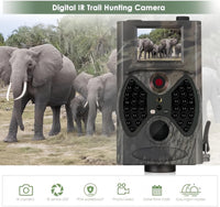 1 x RAW Customer Returns Wildlife camera, 1080p, 24MP, 2.0 , TFT LCD with infrared motion sensor with 1s night vision, video trigger speed and voice recording, waterproof - RRP €44.53