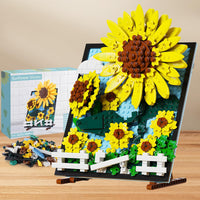 13 x Brand New Wothfav Flower Bricks Set, 666 PCS Flower Building Blocks, Sunflowers, Artificial Flowers, Home Decoration, Botanical Collection, Fun and Creativity for Children 6 or Adults - RRP €249.6