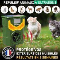 1 x RAW Customer Returns e-Garden French Brand Ultrasonic Cat Repellent - Outdoor Cat Repellent - Cat, Dog, Rabbit, Fox Scarer Guarantee  - RRP €30.5