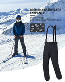 1 x RAW Customer Returns ATLASLAVA Men s Winter Ski Pants with Straps Waterproof Warm Windproof Tear-Resistant Breathable Black XL - RRP €70.58