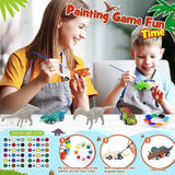 1 x RAW Customer Returns Dinosaur painting kit to paint for children with 11 Figures to paint for children 6 years Gift for children 6 7 8 9 years Paint Dinosaurs toys 6 years Dinosaur game 6 years Crafts for children 5 6 7 8 years - RRP €21.2