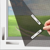 4 x RAW Customer Returns Fly screen window mosquito net can be cut to size up to 150 x 130 cm - RRP €64.28