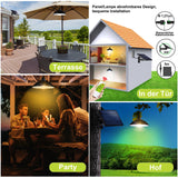 1 x RAW Customer Returns INTELAMP Solar Hanging Lamp, Solar Lamps for Outdoor Hanging with Remote Control, Solar Lamp Outdoor Waterproof Solar Hanging Lamps for Outdoor for Garden Terrace Balcony Pavilion IP65 - RRP €39.99