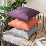 1 x RAW Customer Returns MIULEE Set of 2 Waterproof Cushion Covers Outdoor Sofa Cushions Decorative Pillows Modern Cushion Covers Decorative Cushion Cover Made of Polyester Linen Look for Garden Sofa Living Room Bed 40 x 40 cm Grey White - RRP €14.99