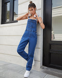 1 x RAW Customer Returns Roskiky Women s Overalls Overalls Women s Overalls Jeans Overalls Women s Casual Stretch Denim Overalls Women s Jeans Overalls With Pockets, Cody Blue, Xxl Overalls Women s Overalls - RRP €45.97