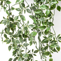 1 x RAW Customer Returns Cymax 3 Pack Artificial Plants Hanging Vine Garland with Pots, Indoor Outdoor Vine Hanging Plants Decoration for Wedding Party, Garden, Balcony or Wall Decoration - RRP €26.99