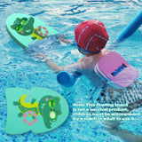 2 x Brand New Swimming Kickboard and Goggles Set - Cute Patterned Training Kickboard Swimming Pool Splash Goggles, Training Aid Float for Kids and Beginners - RRP €20.12