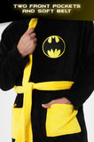 1 x RAW Customer Returns DC Comics Batman Men s Winter Fleece Robe L, Black  - RRP €29.75