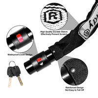 2 x RAW Customer Returns Segotendy Bicycle Lock, Extremely Robust 8MM 1020G, Bicycle Lock High Security With Key, Chain Lock Anti-Theft, Wheel Lock for Bicycle E-Scooter E-Bike MTB Moped Motorcycle - RRP €37.44