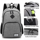 9 x Brand New VORRINC BSDZ Laptop Backpack 15.6 Inch Notebook Business Backpack Work School Backpack Waterproof Durable Travel Backpack Outdoor Daypack 20-35L with USB Charging Port for Men Women Hiking Gray  - RRP €181.44