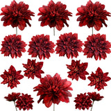 1 x RAW Customer Returns OrgMemory Artificial Flower, Various Artificial Flowers, Wedding Decoration Flowers for Table, Edible Wedding Cake Decoration, Decorative Flowers for Wedding Cakes Coffee Champagne Gradient  - RRP €23.59