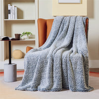 1 x RAW Customer Returns BEDSURE Blanket Sofa Cuddly Blanket Blue - Warm Sherpa Sofa Throw Winter Blanket Thick Sofa Blanket Couch Blanket 150 x 200 cm XL Fluffy Blanket for Couch - RRP €27.85