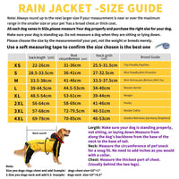 5 x RAW Customer Returns Saban Raincoat for Dogs, Dog Raincoat Rain Jacket, Waterproof Dog Rain Jacket, Reflective Vest for Dogs, Rain Cover for Large Medium Small Puppy Dogs-XS-Yellow - RRP €87.9