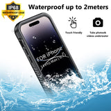 1 x RAW Customer Returns BDIG for iPhone 14 Pro Max waterproof case, 360 degree all-round protection with built-in screen protector IP68 certified waterproof mobile phone case shockproof outdoor case for iPhone 14 Pro Max 2022 - RRP €23.76