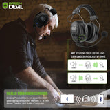 1 x RAW Customer Returns GREEN DEVIL Shield LD Active hearing protection - electronic hearing protector with Bluetooth 5.3 technology Integrated microphone EN352 compliant SNR 32dB for mowing and noisy work - RRP €70.42